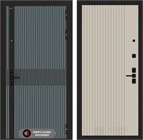 Входная дверь Иссида 29 Хомс Капучино для установки в квартиру 31234