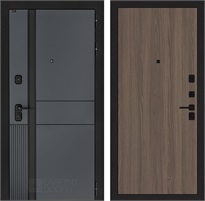 Входная дверь Эволаб 05 - Ясень темный для установки в квартиру 31243