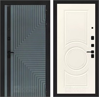 Входная дверь Кредор 23 - Веллюто Ванила для установки в квартиру 30017