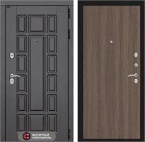 Входная дверь Нью-Йорк 5 (Венге / Ясень темный) для установки в квартиру 31278