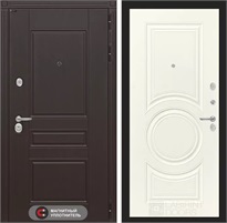 Входная дверь Мегаполис 23 Веллюто Ванила для установки в квартиру 18859
