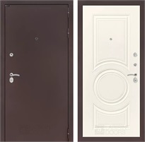 Входная дверь Классик 23 (Антик медный / Веллюто Ванила) для установки в квартиру 18804