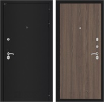 Входная дверь Классик 5 (Шагрень черная / Ясень темный) для установки в квартиру 31313