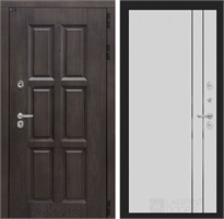 Входная дверь Лондон Термо 10 (Винорит Алмон 28 / Белый рельеф софт) для частного загородного дома и дачи 31345