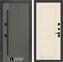 Входная дверь с терморазрывом Термолаб 1 Тепло №03 - Капучино для частного загородного дома и дачи 31356