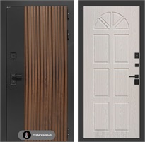 Входная дверь с терморазрывом Айслаб №15 - Алмон 25 для частного загородного дома и дачи 31451