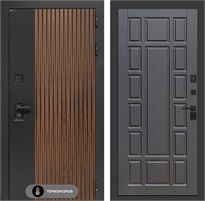Входная дверь с терморазрывом Айслаб №12 - Венге для частного загородного дома и дачи 31457