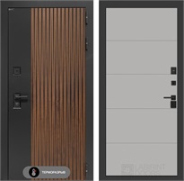 Входная дверь с терморазрывом Айслаб №13 - Грей софт для частного загородного дома и дачи 31461