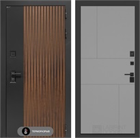 Входная дверь с терморазрывом Айслаб №21 - Грей софт для частного загородного дома и дачи 31477