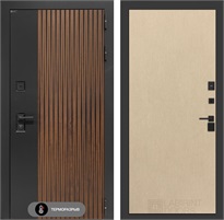 Входная дверь с терморазрывом Айслаб №05 - Венге светлый для частного загородного дома и дачи 31488