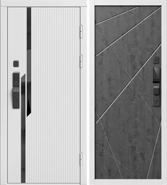 {{productViewItem.photos[photoViewList.activeNavIndex].Alt || productViewItem.photos[photoViewList.activeNavIndex].Description || 'Входная дверь Флекс Вайт с умным замком - Лучи Бетон темный для установки в квартиру'}}