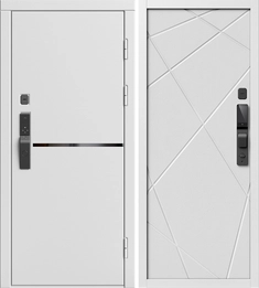 {{productViewItem.photos[photoViewList.activeNavIndex].Alt || productViewItem.photos[photoViewList.activeNavIndex].Description || 'Входная дверь Тренд Вайт с умным замком - Лучи Белый матовый для установки в квартиру'}}