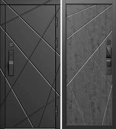 {{productViewItem.photos[photoViewList.activeNavIndex].Alt || productViewItem.photos[photoViewList.activeNavIndex].Description || 'Входная дверь Лучи Блэк с умным замком - Лучи Бетон темный для установки в квартиру'}}