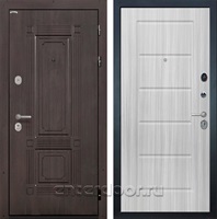 Входная металлическая дверь Интекрон Италия ФЛ-39 (Венге / Сандал белый)