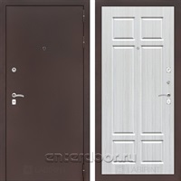 Входная металлическая дверь Лабиринт Классик 8 (Антик медный / Кристалл вуд)