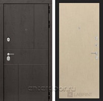 Входная металлическая дверь Лабиринт Урбан 5 (Дуб горький шоколад / Венге светлый)