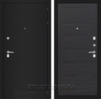 Входная дверь Лабиринт Классик 14 (Шагрень черная / ЭкоВенге)