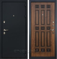 Входная металлическая дверь Лекс Рим Голден патина черная (панель №33)