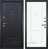 Входная металлическая дверь Лекс Гладиатор 3К Вероника-1 Эмаль Белая (панель №55)