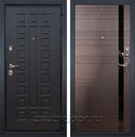 Входная металлическая дверь Лекс Гладиатор 3К Ясень шоколад (панель №31)