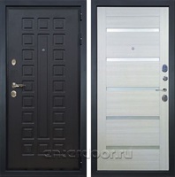 Входная металлическая дверь Лекс Гладиатор 3К Клеопатра-2 Дуб беленый (панель №58)