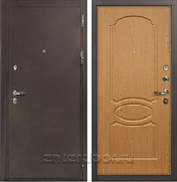 Входная металлическая дверь Лекс 5А Цезарь Дуб натуральный (панель №15)