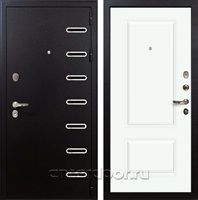 Входная металлическая дверь Лекс Витязь Вероника-1 Эмаль Белая (панель №55)