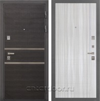 Входная металлическая дверь Интекрон Неаполь В-07 (Лен Сильвер / Сандал белый)