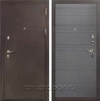 Входная металлическая дверь Лекс 5А Цезарь Графит софт (панель №70)