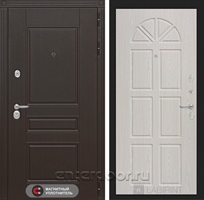 Входная металлическая дверь Лабиринт Мегаполис 15 (Венге / Алмон 25)