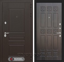 Входная металлическая дверь Лабиринт Мегаполис 16 (Венге / Алмон 28)