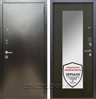 Входная металлическая дверь Аргус Люкс ПРО Милли с Зеркалом (Серебро антик / Венге)