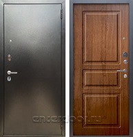 Входная металлическая дверь Аргус Люкс ПРО Сабина (Серебро антик / Золотой дуб)