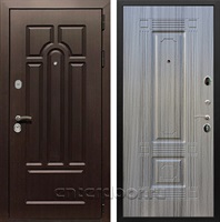 Входная металлическая дверь Армада Эврика 3К ФЛ-2 (Венге / Сандал серый)