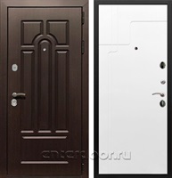 Входная металлическая дверь Армада Эврика 3К ФЛ-246 (Венге / Белый софт)