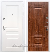 Входная металлическая дверь Армада Премиум Н ФЛ-2 (Белый / Берёза морёная)