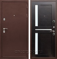 Входная дверь Армада Престиж СБ-18 (Медный антик / Венге)