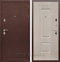 Входная дверь Армада Престиж ФЛ-2 (Медный антик / Дуб беленый)