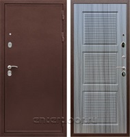 Входная дверь Армада Престиж ФЛ-1 (Медный антик / Сандал серый)