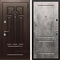 Входная металлическая дверь Армада Эврика 3К ФЛ-117 (Венге / Бетон темный)