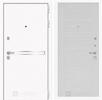 Входная металлическая дверь Лабиринт Line White 6 (Шагрень белая / Белое дерево) Входная металлическая дверь Лабиринт Line White 6 (Шагрень белая / Белое дерево)