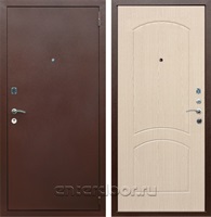 Входная металлическая дверь Армада Арсенал ФЛ-110 (Антик медь / Дуб белёный)