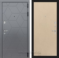 Входная металлическая дверь Лабиринт Cosmo 5 (Графит / Венге светлый)