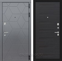 Входная металлическая дверь Лабиринт Cosmo 14 (Графит / ЭкоВенге)