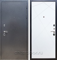 Входная дверь Армада Оптима ФЛ-291 (Антик серебро / Белый матовый)