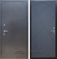 Входная стальная дверь Армада 11 ФЛ-291 (Антик серебро / Графит софт)