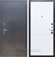 Входная стальная дверь Армада 11 ФЛ-290 (Антик серебро / Белый матовый)