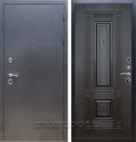 Входная стальная дверь Армада 11 ФЛ-2 (Антик серебро / Венге)