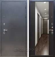 Входная дверь Армада Оптима с Зеркалом СБ-16 (Антик серебро / Венге)