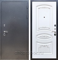 Входная дверь Армада Оптима ФЛ-316 (Антик серебро / Белый патина Серебро)